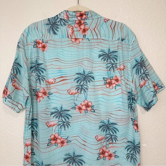 Billabong Men’s Sundays X Floral Short Sleeves Button Down Shirt, Size XL - Picture 8 of 11